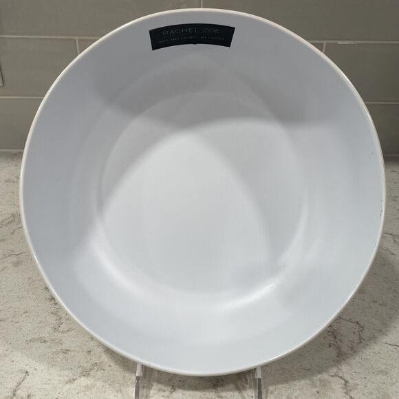 11x3.5 SERVING BOWL Melamine Matte White / Neutral RACHEL ZOE Dwell Chip Salad